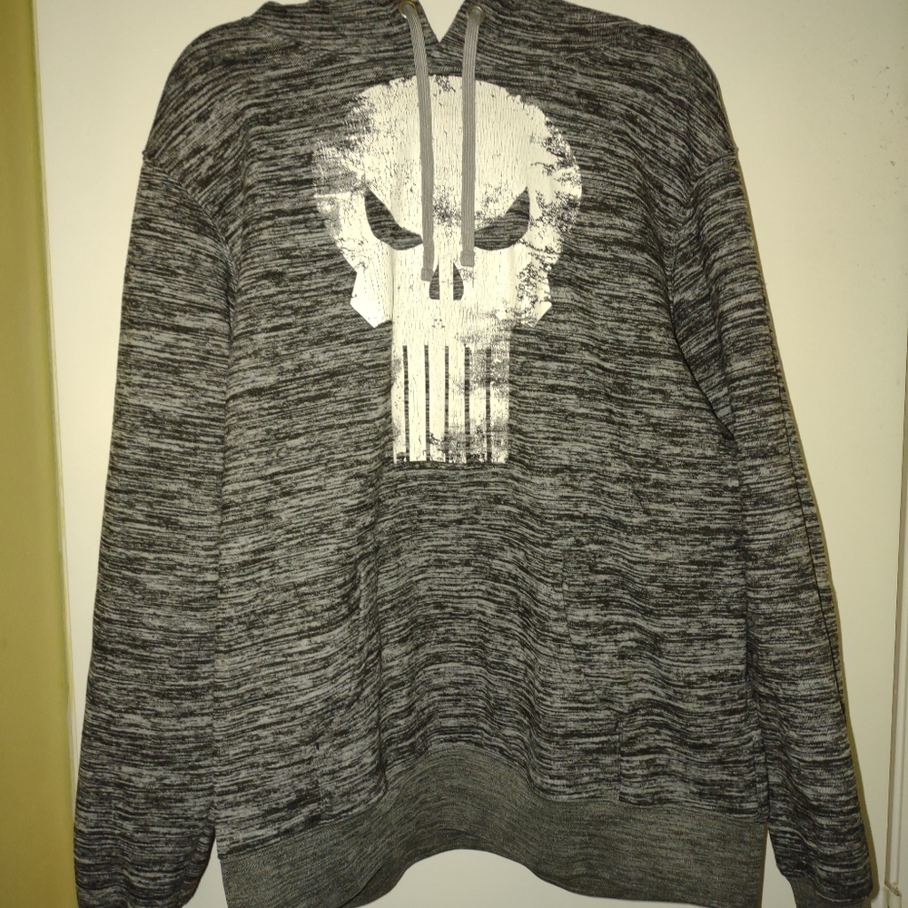 Marvel Punisher Sweatshirt Hoodie Size L (42/44)